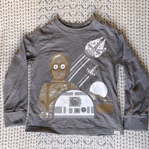 Gap Star Wars long sleeved screen tee Size 5